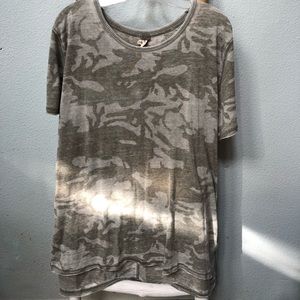 Free People camo tee